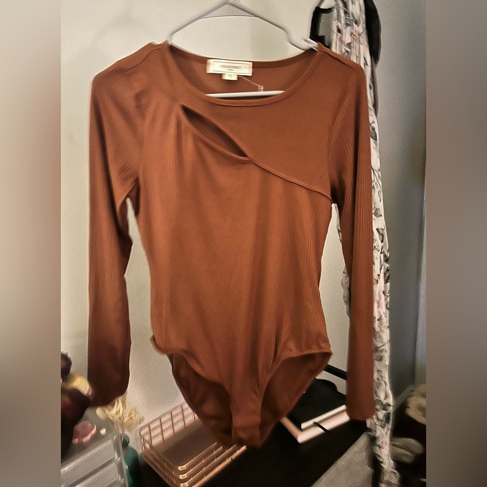 Brown bodysuit